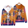 thumbnail image 4 of Sudadera con capucha de One Piece para hombre y niño, jersey de manga larga con estampado de Anime de mono D Luffy Roronoa Zoro, 4 of 4