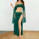 thumbnail image 2 of Conjunto de Ropa Interior de las Mujeres Color Sólido Camisola Bornela Dos Piezas, Conjunto Corto de las Mujeres Estilo Ropa de Dormir Casual Salón de Uso con Bornela Detalles, 2 of 4