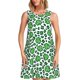 thumbnail image 1 of Balery Leopard print St. Patrick's Day Vestidos de verano para mujer con estampado: vestido holgado sin mangas, vestido playero informal y cómodo para días calurosos., 1 of 7