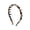 Amber Silicone, variant on CXHEGBEJ Zig Zag Headbands For Women Men Plastic Wavy Hair Head Band Comb with Teeth Hair Hoop Accessories for Washing Face and Make-up Yellow-Leopard