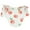 White, variant on DOPI Pet Shirt Cartoon Fruit Pattern Dress-up Elastic Pet Dogs Short Sleeves Cardigan Pajamas for Teddy