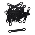 thumbnail image 1 of Paquete De 5x20 Tiras Para Colgar Ropa De Goma Negra Antideslizantes, Empuñaduras Para Colgar Ropa S, 1 of 8