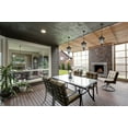 thumbnail image 2 of Elegant Lighting LED Outdoor Pendant ?L:9.4 W:9.4 H:20.9 11W 700LM 2700K Weather Bronze Finish Clear Seedy glass Lens, 2 of 2