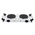 thumbnail image 1 of Parrilla eléctrica Iusa 2 quemadores de disco con asa blanco, 1 of 6