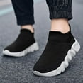 thumbnail image 4 of Gibobby Kids Slip-On Sneakers: Stylish and Comfortable Athletic Shoes for Boys and Girls in Toddler and Little Kid Sizes(Black,5.5-6 Years), 4 of 6