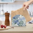 thumbnail image 2 of Yayeee Napkin Holder for Table Kitchen Paper Tissue Organization, Blue Hydrangeas Pattern, 2 of 8