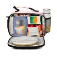thumbnail image 2 of Insulated Lunch Bag 6L Leak-Proof Lunch Box with Shoulder Strap Multiple Pockets Lunch Tote Colorful Pastel Floral Pattern, 2 of 9