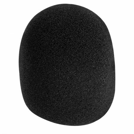 Black Foam Windscreen - On-Stage ASWS58-B Foam Windscreen, Black