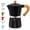 Black, variant on 2 Cup Aluminum Espresso Stovetop Moka Pot Express Coffee Maker Percolator Italian Classic Mocha Coffee Machine for Italian and Cuban Cafe Brewing for Home & Camping 100ml 3.3oz