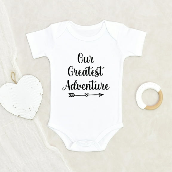 Baby Announcement Clothes - Our Greatest Adventure Baby Clothes - Pregnancy Announcement Baby Clothes