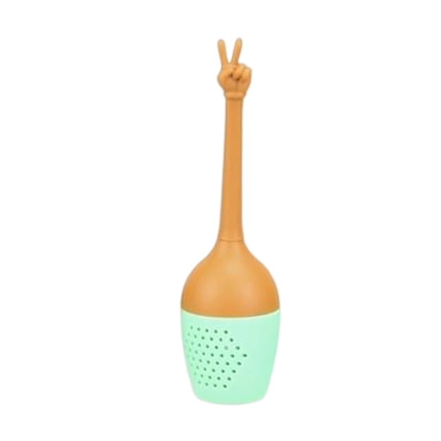 Silicone Gesture Tea Infuser Creative Silicone Top Tea Strainer Novel Home Tea Filter 1PC