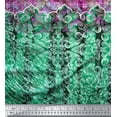 thumbnail image 3 of Soimoi Rayon Fabric Floral & Damask Panel Print Fabric by Yard 42 Inch Wide, 3 of 3