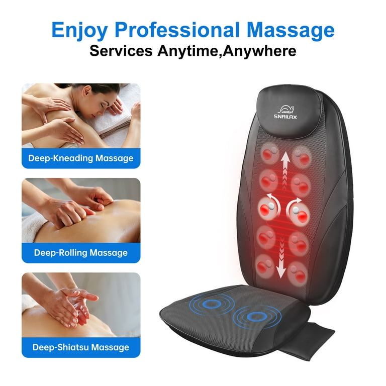  Snailax Back Massager with Soothing Heat, Gifts for