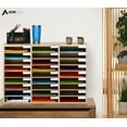 thumbnail image 5 of AdirOffice Classroom Mailbox - Wooden Literature Organizer , Construction Paper Storage Organizer , Mail Sorter with Slots , Office Mailboxes With Removable Shelf (27 Slot , Oak), 5 of 9