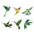 thumbnail image 1 of 1 Set of Anti Collision Window Decal Static Bird Shape Window Sticker Alert Bird Window Decal, 1 of 4