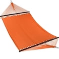thumbnail image 2 of Jumbo Caribbean Hammock - 55 Inch - Soft-Spun Polyester - Orange, 2 of 4