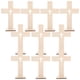 thumbnail image 1 of 10 piezas de cruz de madera para decoración de cruces de madera, figura decorativa para manualidades, 1 of 7