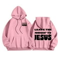 thumbnail image 2 of Christian Hoodies for Men 2025 Leave The Judgin To Jesus Hoodie with Pockets Hooded Sweatshirt Pullover Tops, 2 of 7