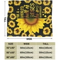 thumbnail image 3 of Sunflower Throw Blanket Soft Microfiber Lightweight Cozy Warm Blankets for Couch Bedroom Living Kids Teens Adults, 3 of 5