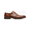thumbnail image 3 of Stacy Adams Arthur Plain Toe Double Monk Strap Shoes Cognac 25654-221, 3 of 8