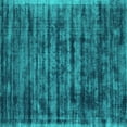 thumbnail image 1 of Ahgly Company Indoor Square Abstract Turquoise Blue Contemporary Area Rugs, 3' Square, 1 of 4