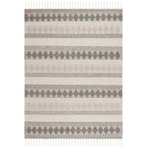SAFAVIEH Natura Cirino Southwestern Area Rug, Ivory/Grey, 8' x 10'