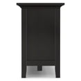 thumbnail image 2 of Simpli Home Redmond 72 inch Wide Solid Wood TV Stand in Hickory Brown For TVs up to 80 inches, 2 of 12