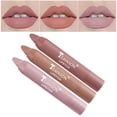 thumbnail image 3 of 3x Matte Set Maquillaje Moda Colorido Suave Cosmético impermeable de larga duración A Zulema Barras de labios mate, 3 of 8