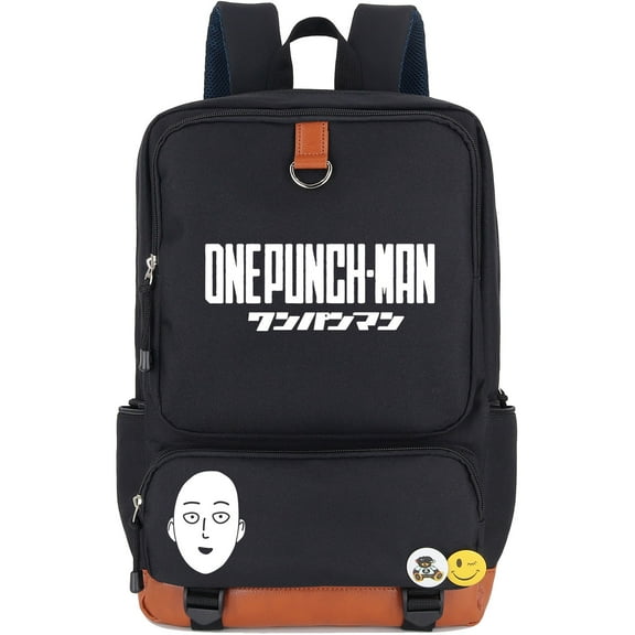 Roffatide Anime One Punch Man Luminous Backpack Saitama Printed Book Bag Laptop School Bag