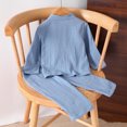 thumbnail image 6 of HAYIMI Toddler Boys Girls Long Sleeve Solid Color Tops T Shirt Pants Outfit Sets Cozy Clothes Sets, 6 of 8