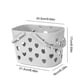 thumbnail image 5 of Organizador portátil para ducha con cesta de almacenamiento impermeable de gran capacidad para artículos de limpieza de baño y organización de cocina, asa resistente Aestivo | Verde claro |, 5 of 6