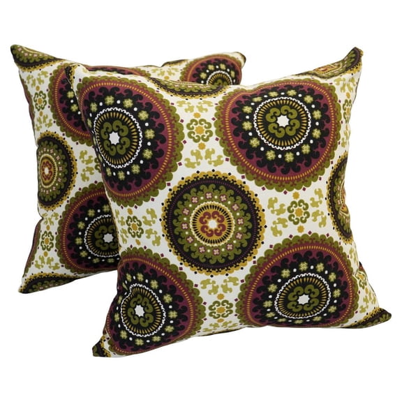 17-inch Square Polyester Outdoor Throw Pillows (Set of 2) 9910-S2-OD-077