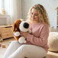 thumbnail image 6 of Large Head Puppy Plush Toy, Cute Big Eyed Dog Stuffed Animal, Soft Companion Doll for Relaxation, Decorative Pet Plushie, Home Office Sofa Decoration Ornament, 6 of 6