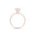 thumbnail image 4 of 1 1/2 ct. t.w 7.5MM Round Cut Lab Created Moissanite Diamond Solitaire Engagement Ring For Women In 10K Solid Rose Gold (G-H Color, VVS1 Clarity, 1.50 Cttw)-7, 4 of 7