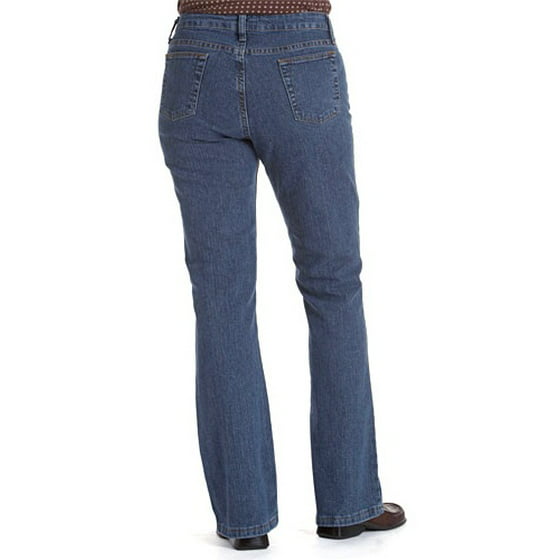Riders - Women's Boot-Cut Mid-Rise Stretch Jeans - Walmart.com