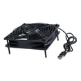 thumbnail image 4 of Ventilador USB para PC, negro, individual, pequeño, silencioso, para TV Box, router y gabinete AV. 12 cm, 4 of 9