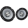 thumbnail image 2 of 4x Kenwood KFCC1656S 6.5" 2-Way Flush Mount Speakers (Black/Silver Color), 4x Metra Speaker Wire Harness, 4x Speaker Mounting Brackets Adaptors, 16-Gauge 50 Foot Wire (Select 1995-2009 Vehicles), 2 of 5