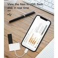 thumbnail image 3 of QUANHANG Camera Memory SD Card Reader Compatible with iPhone/iPad, Lightening Male to USB Female OTG Adapter Micro TF Power Charging Splitter Charger Connector, 3 of 5