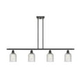 thumbnail image 6 of 516-4I-BB-G559-5CL Innovations Lighting Bridal Veil - 4 Light Stem Hung Island In Art Deco Style-9.5 Inches Tall and 48 Inches Wide-Brass Finish, 6 of 7