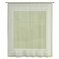 thumbnail image 2 of Sage Green Greek Key Sheer Curtains 84 Inches Long, Geometric Greece Ancient Farmhouse Geo Light Filering Curtains, Breathable Simi Curtain Privacy Drapes for Living Room Bedroom Window Treatment, 2 of 9