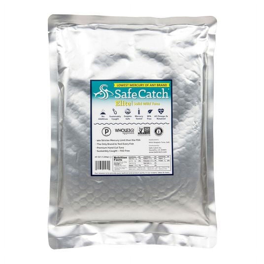 Safe Catch Skipjack Wild Tuna Steak, Elite Pouch-43 oz