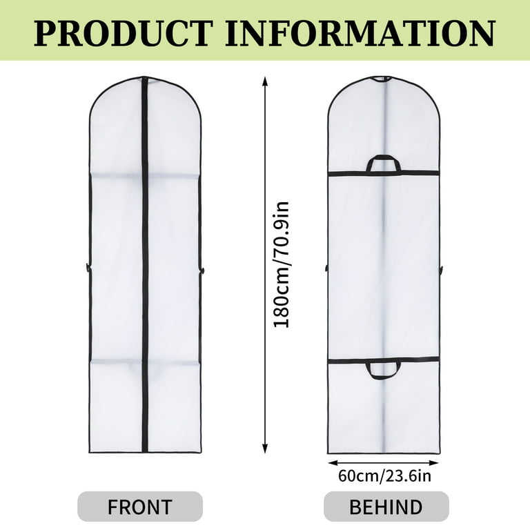 garment bag for long dress WallyBags | 66 Premium Tri-Fold Carry-On Wedding Dress Travel Bag
