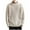 Khaki, variant on Ahabrexf Mens Sweaters and Pullovers, Casual Solid Color Striped Knit Sweater with Round Neck