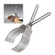 thumbnail image 3 of Pinza para Rebanadas de Acero Inoxidable, Pinza para Carne, Divisor de JamóN, Caliente, Divisor de JamóN, Pinza para Pan, Pinzas para Cortar Frutas y Verduras, 3 of 5