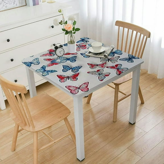 Elastic Edged Flannel Backed Vinyl Fitted Table Cover - Pattern - Banquet