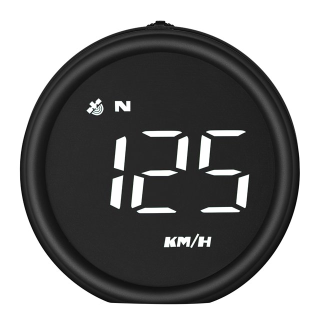 Pantalla Digital Gps Velocímetro Universal Car Odómetro Mini Speedo Gauge Con Función De Alarma Modo De Sensibilidad Automática Para Automóvil Motocicleta Camión Cateissary VI009314-02