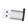 thumbnail image 1 of Maoww Type C To USB3.0 OTG Adapter Lanyard Anti-Lost Adapter Male To Female Adapter Silver, 1 of 9
