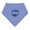 Royal/White, variant on Creative Knitwear Infant Bandana Bib with NASA Embroidery
