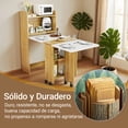 thumbnail image 4 of Mesa Escritorio Comedor Plegable para 4 Personas con Gabinete Multifuncional para Cocina o Comedor, 4 of 9
