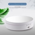 thumbnail image 2 of 360 Degree Round Rotating Turntable Display Stand Photography Accessories Studio Photo Background Stand New(White), 2 of 8